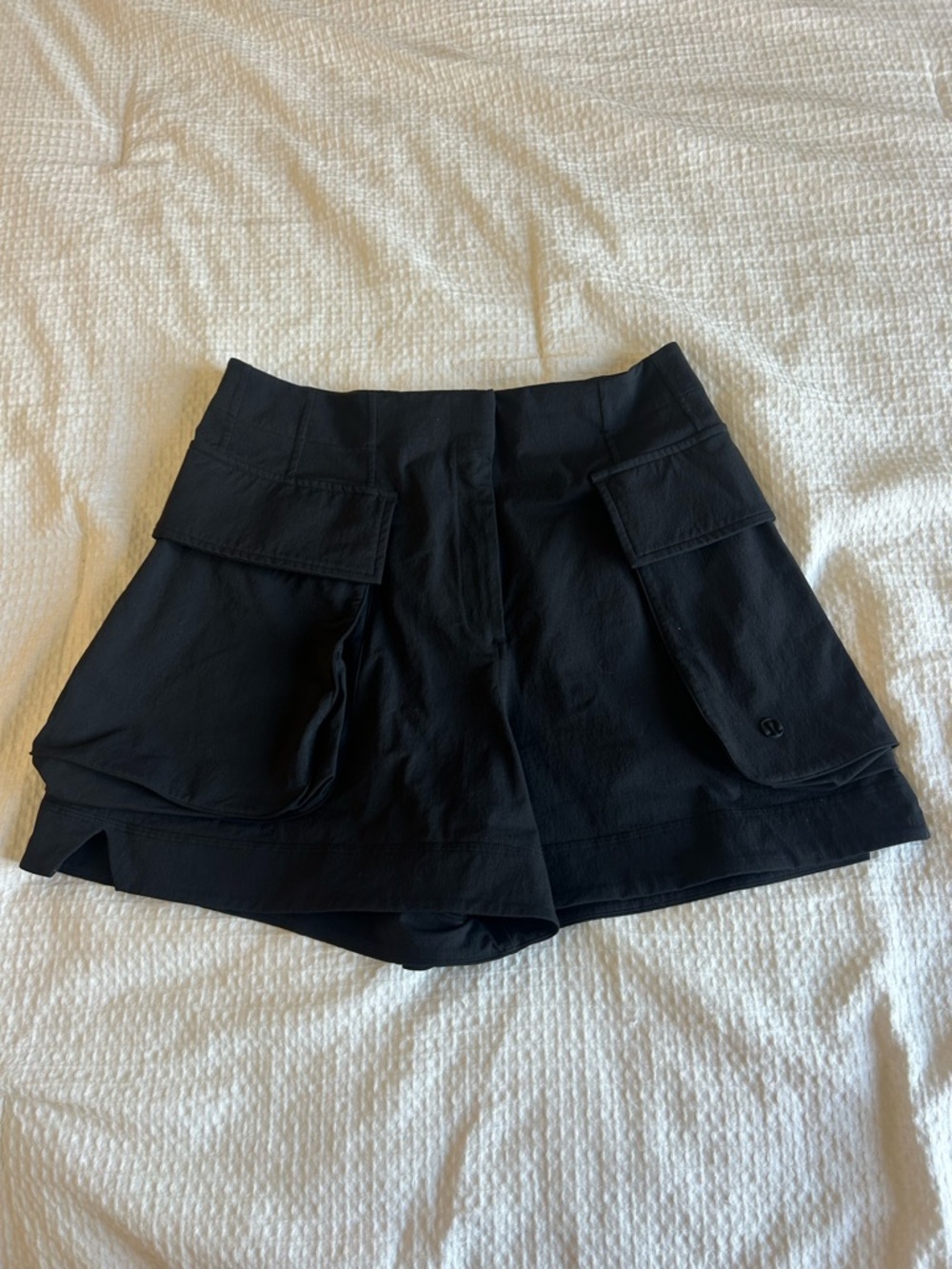 lululemon athletica Black Performance Shorts with Flap Pockets